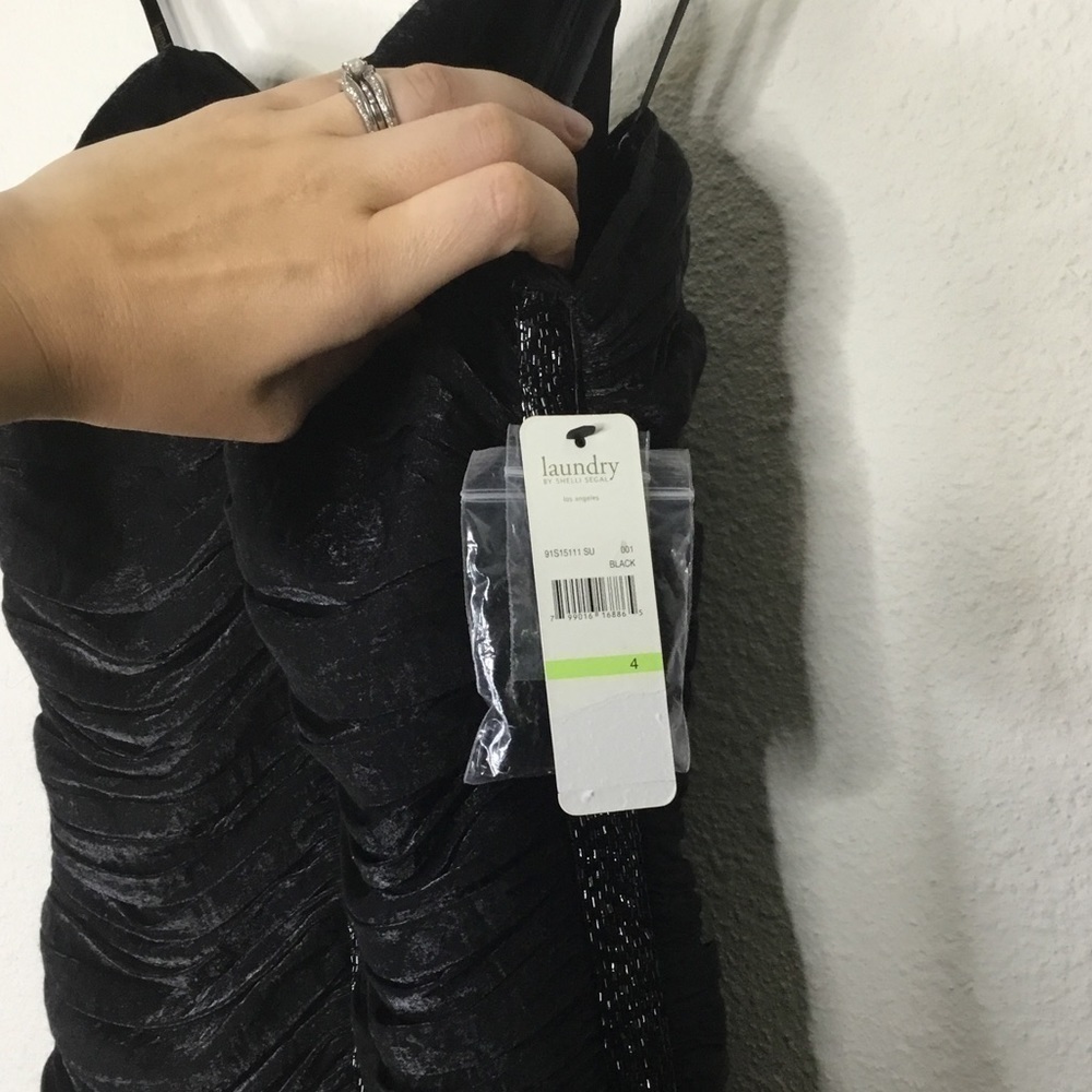 NWT Laundry Ruched Strapless Cocktail Dress - Picture 2 of 7
